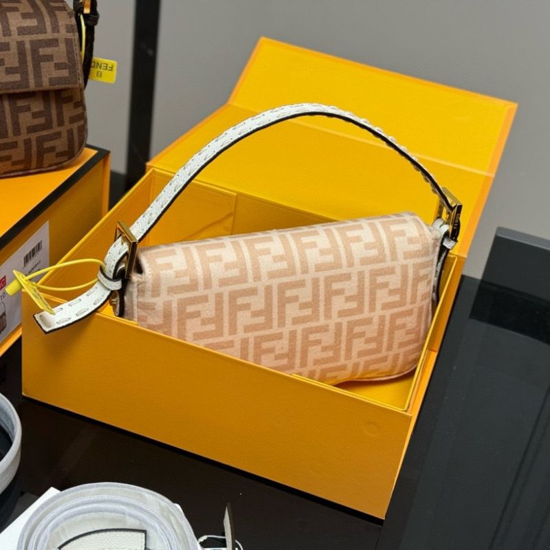 Fendi Retro Baguette Shoulder Bag