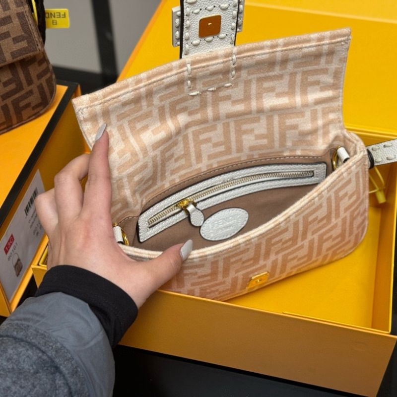 Fendi Retro Baguette Shoulder Bag