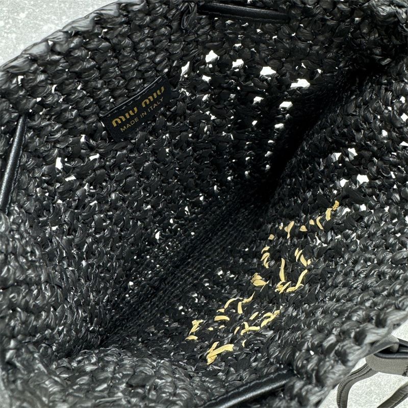 Miu Miu Woven Fabric Mini Bag