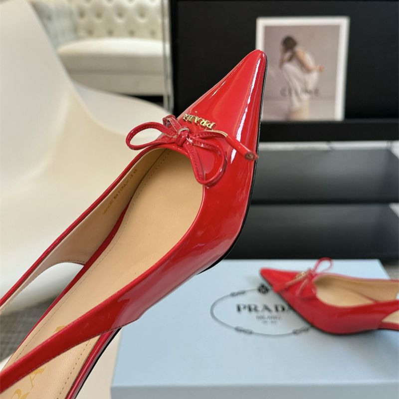 Prada Red Patent Leather