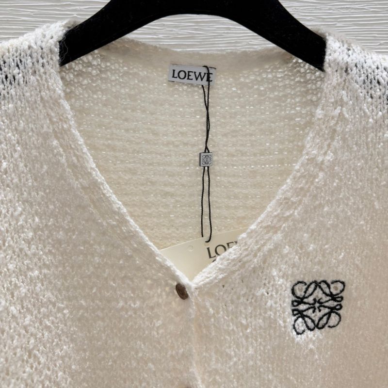 Loewe White Cardigan