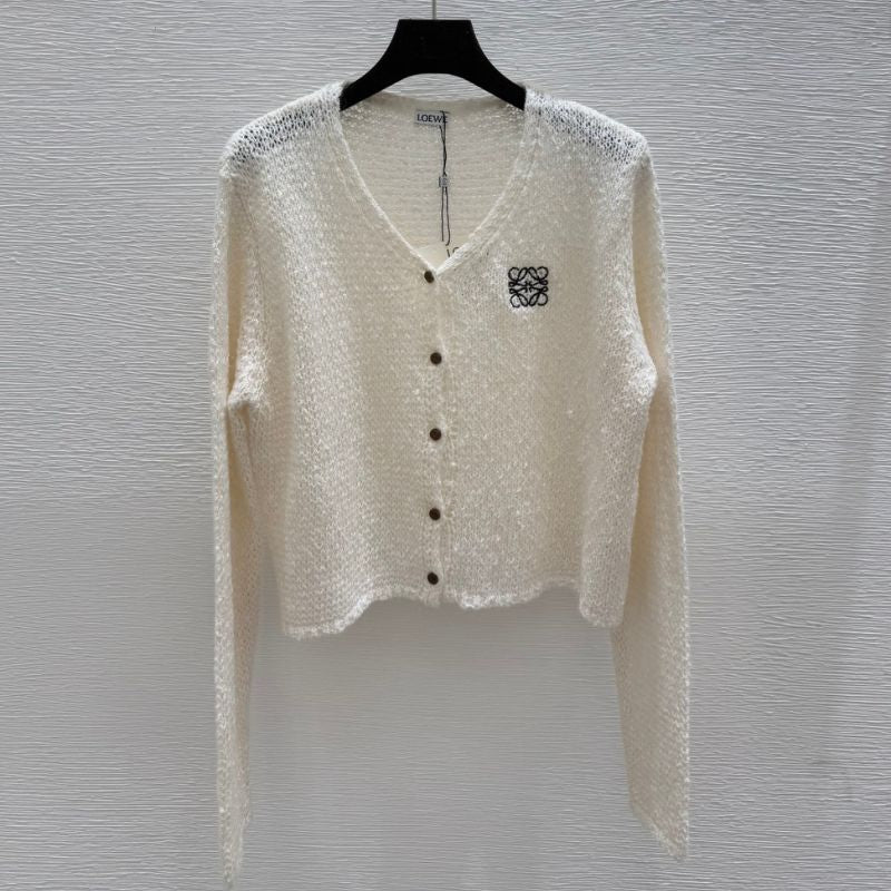 Loewe White Cardigan