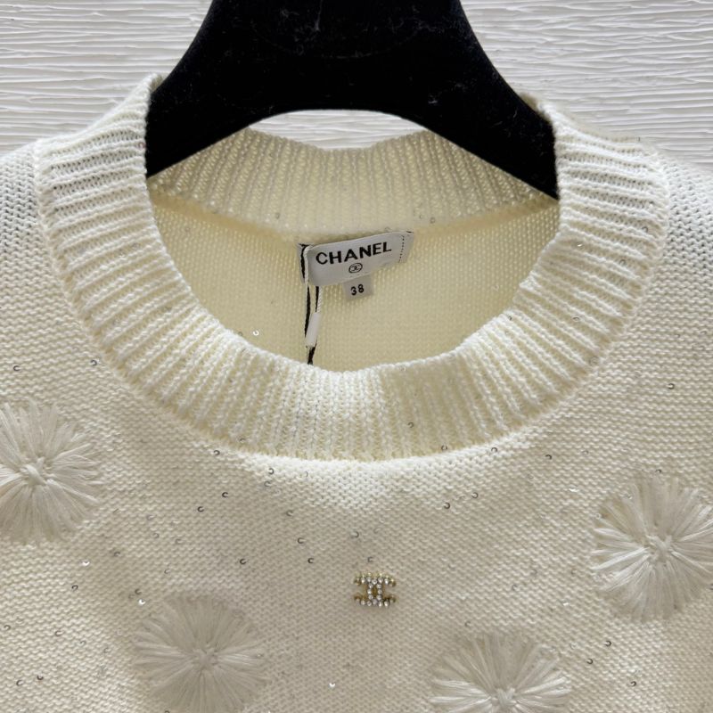 Chanel Floral Short-Sleeve