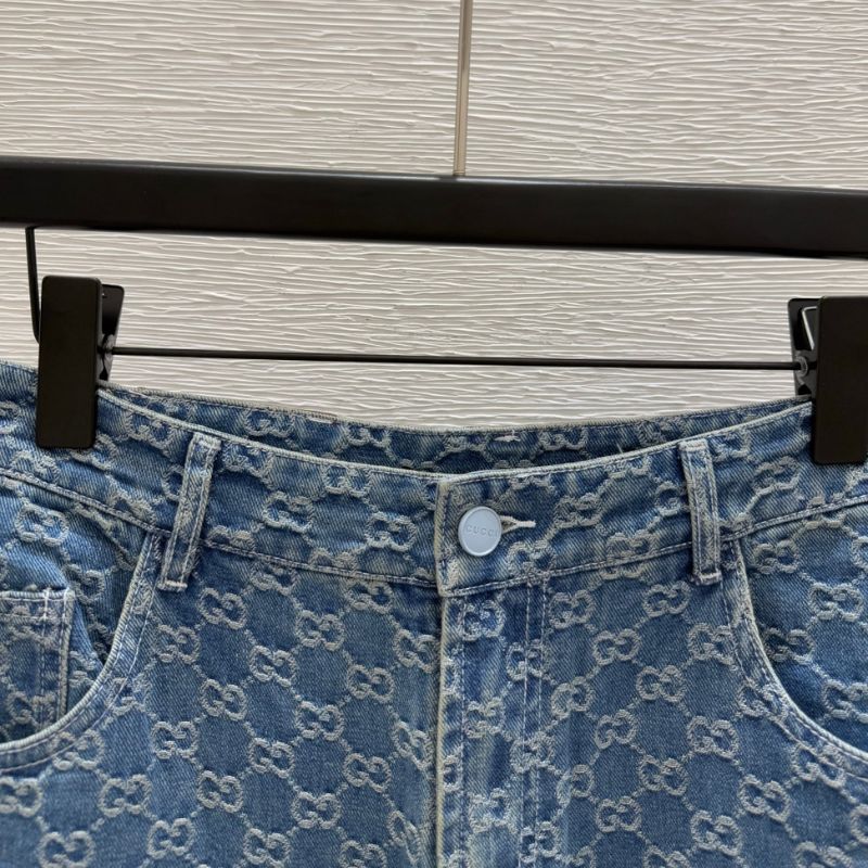Gucci Monogram Denim Jeans