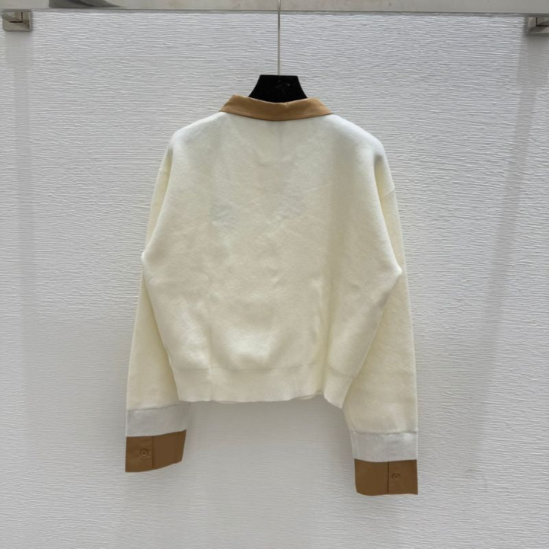 Loewe Collar Zip-Up Sweater