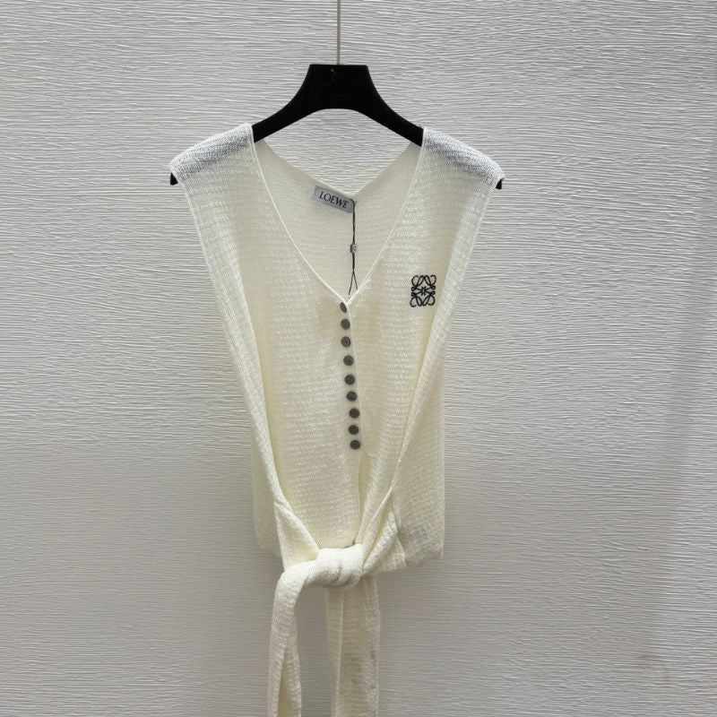 Loewe Knot-Front Vest