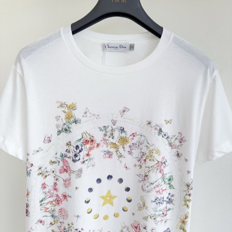 Christian Dior Floral Design T-Shirt