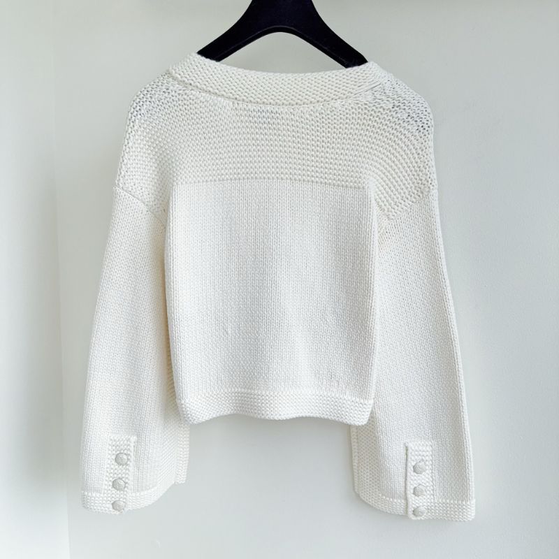Luxurious White Chanel Cardigan