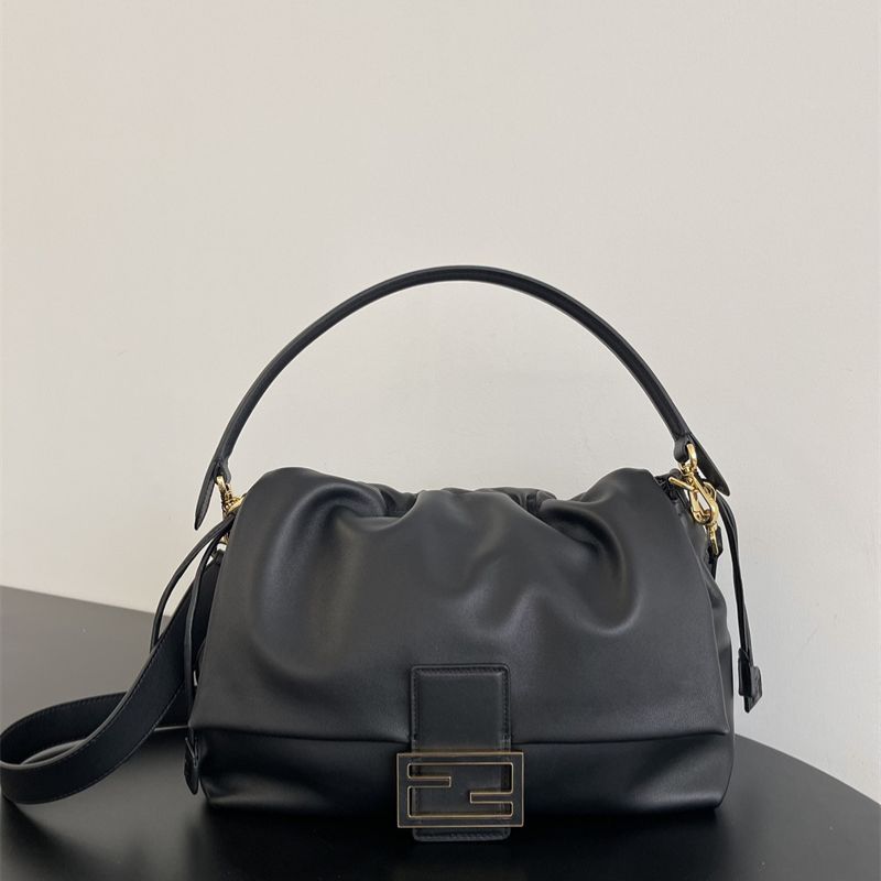 Fendi Mamma Baguette Large Nappa Leather Bag