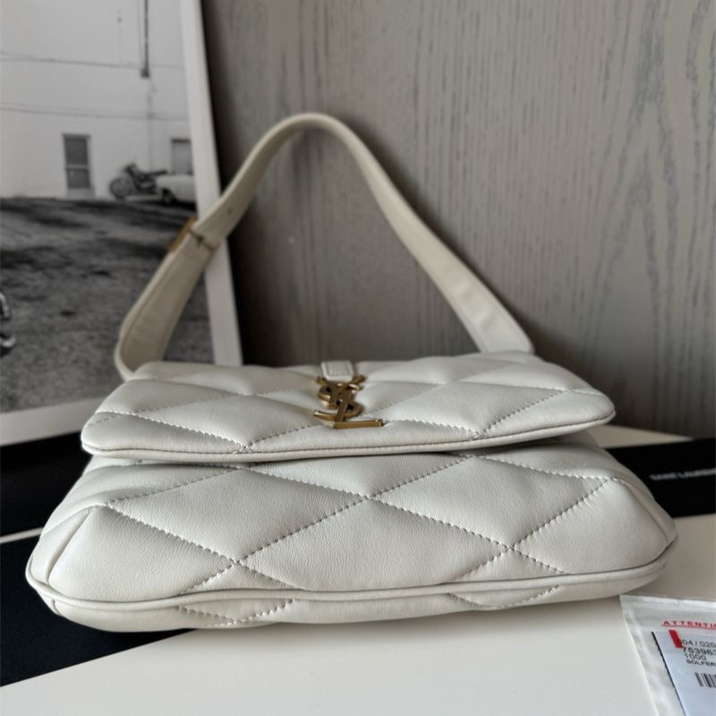 YSL Saint-Tropez Ruffle Shoulder Bag