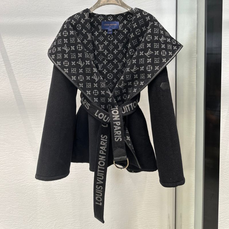 Louis Vuitton Black Coats Jackets & Vests for Women