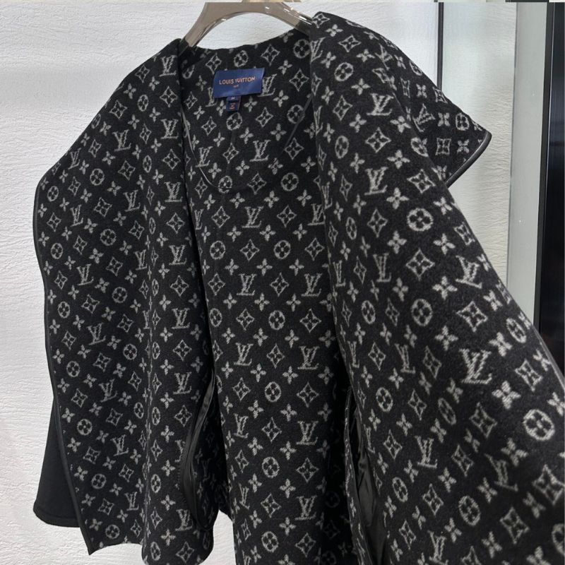 Louis Vuitton Black Coats Jackets & Vests for Women