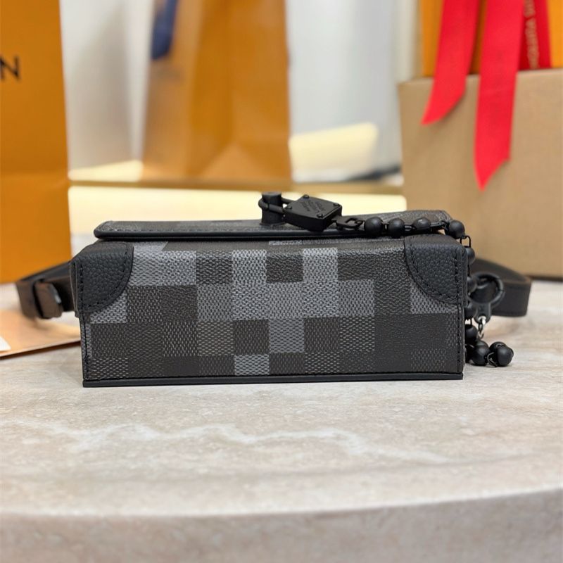 Louis Vuitton Steamer Camouflage Canvas Crossbody Bag