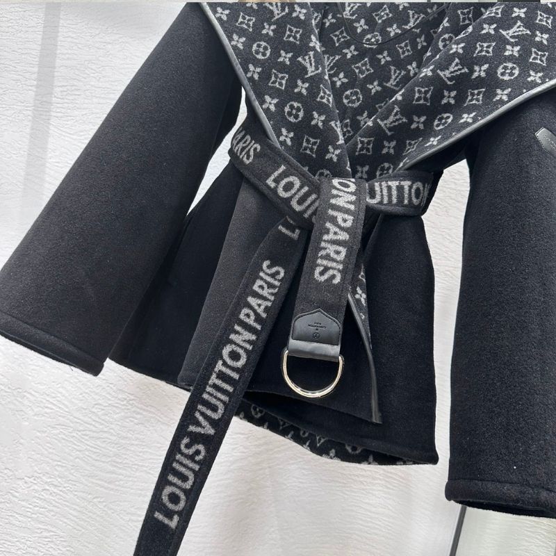 Louis Vuitton Black Coats Jackets & Vests for Women