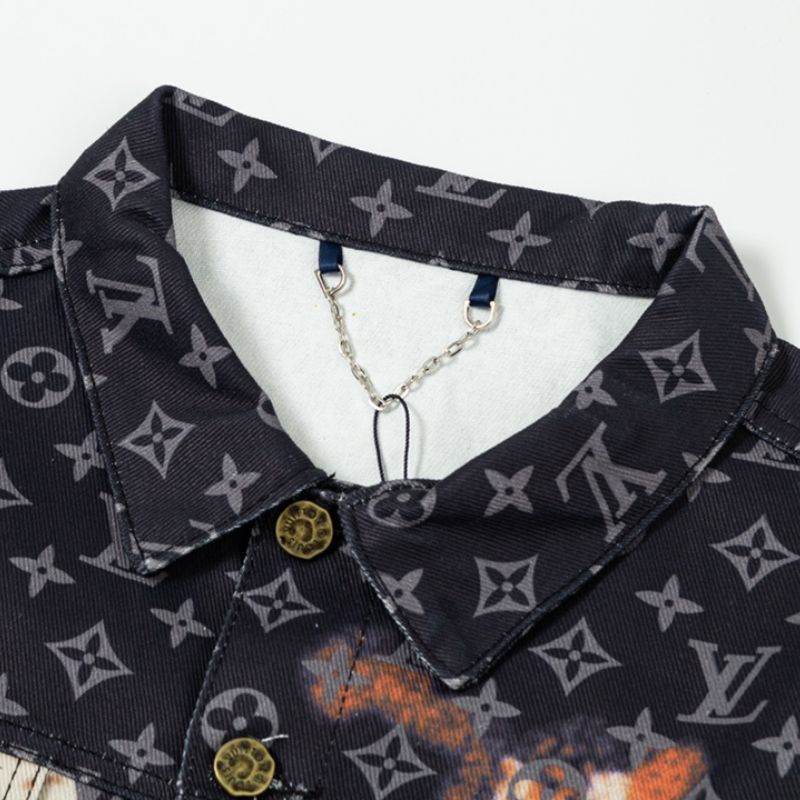 Louis Vuitton Denim Men Jacket