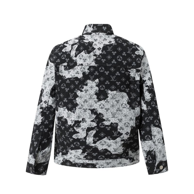 Louis Vuitton Monogram Printed Denim Jacket