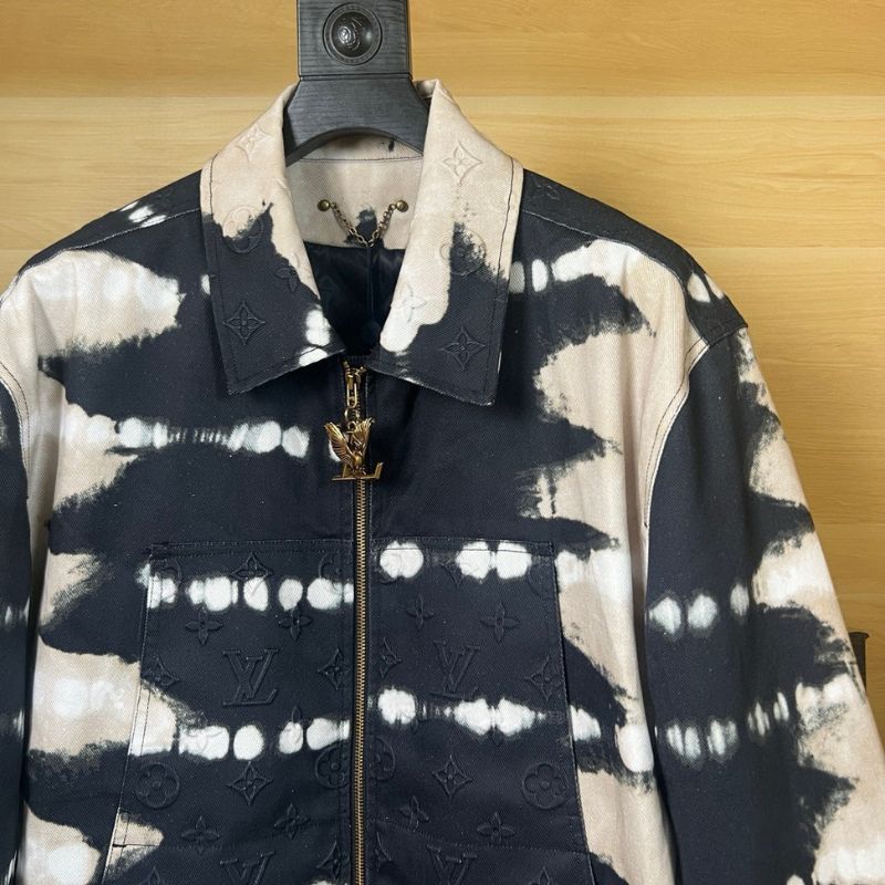 Louis Vuitton Tie Dye Denim Jacket