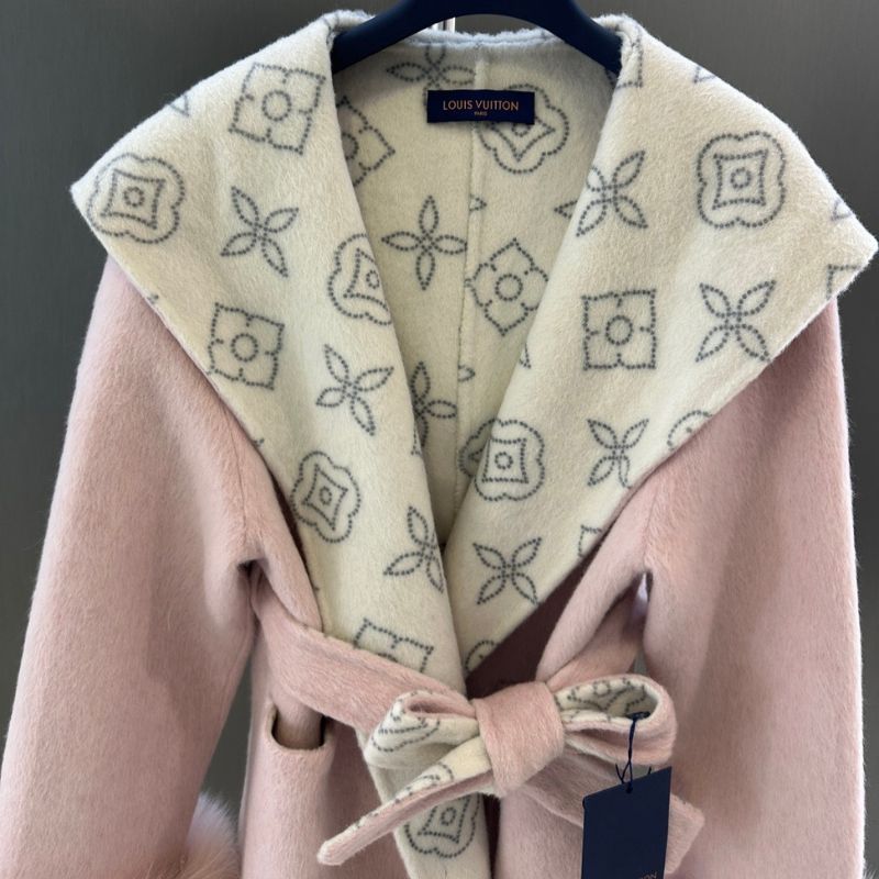 Louis Vuitton Reversible Hooded Wrap Coat