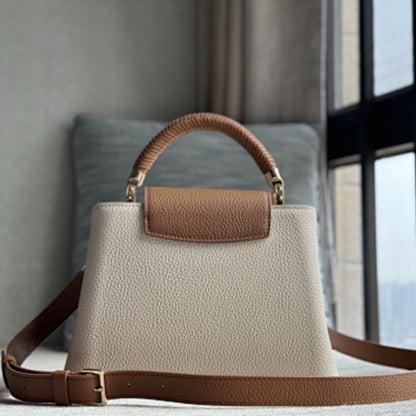 Louis Vuitton Capucines BB in Cream/Arizona Beige