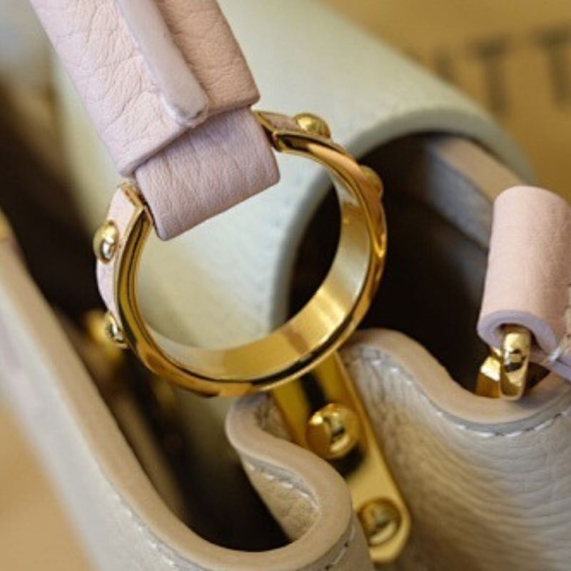 Louis Vuitton Capucines Mini in a tricolor palette