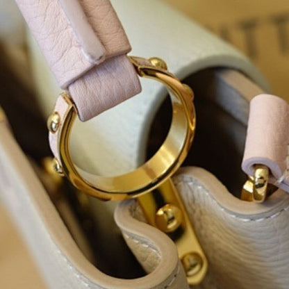 Louis Vuitton Capucines Mini in a tricolor palette