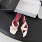 Chanel Braided Interlocking CC Mule Sandals