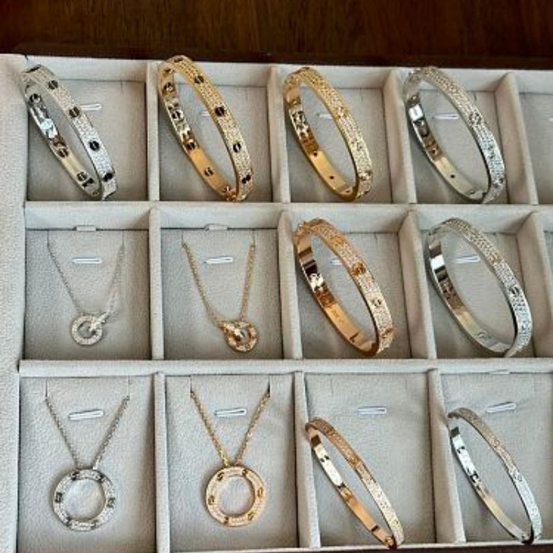 Cartier LOVE Bangles and LOVE Necklaces