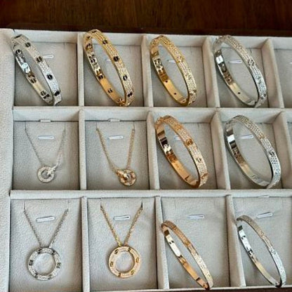 Cartier LOVE Bangles and LOVE Necklaces