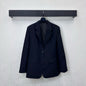 Prada black single-breasted blazer