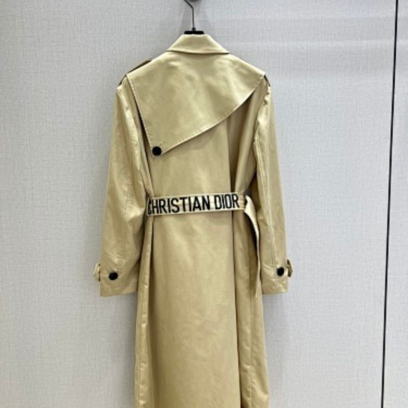 Christian Dior beige trench coat