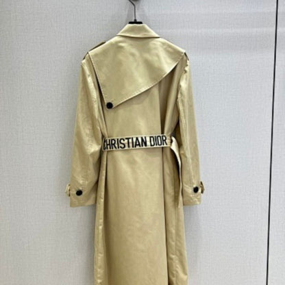 Christian Dior beige trench coat