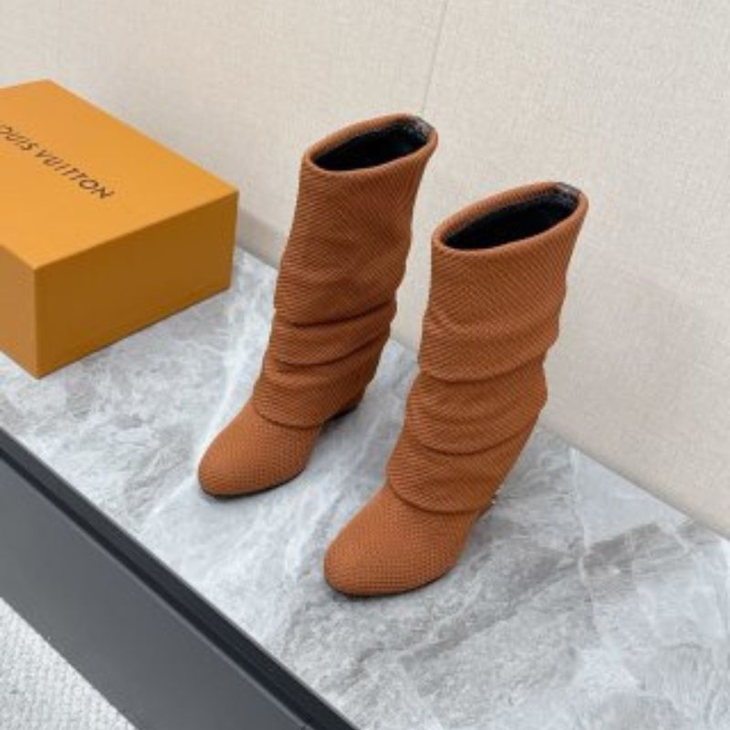 Louis Vuitton Summer Mid Wedge Boot,