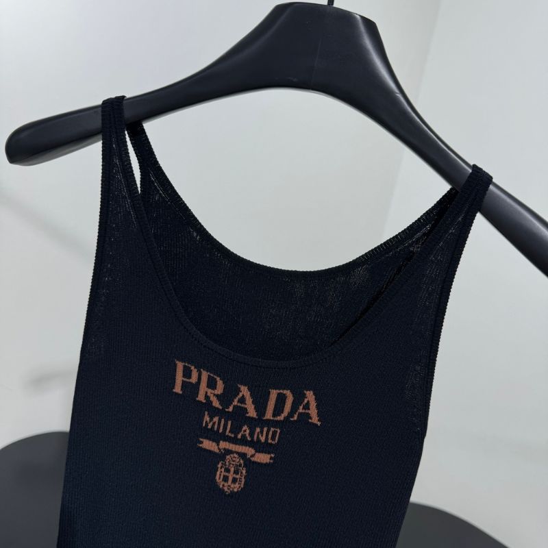 Prada ribbed knit tank top