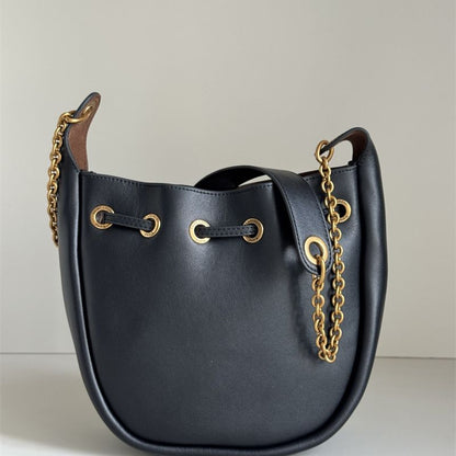 Saint Laurent Cassandre drawstring leather shoulder bag