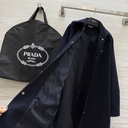Prada wool coat.