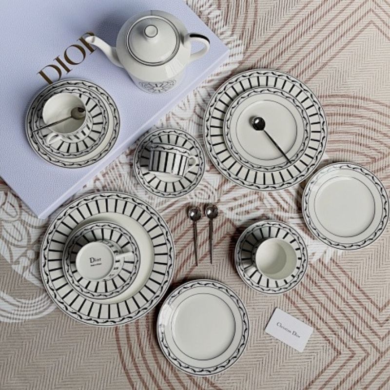 Dior Maison Monsieur Dior coffee and tea service, an elegant collection