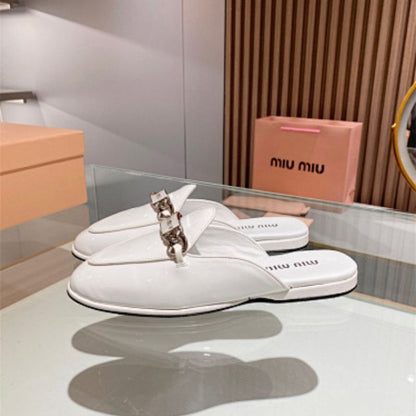 Miu Miu patent leather mules