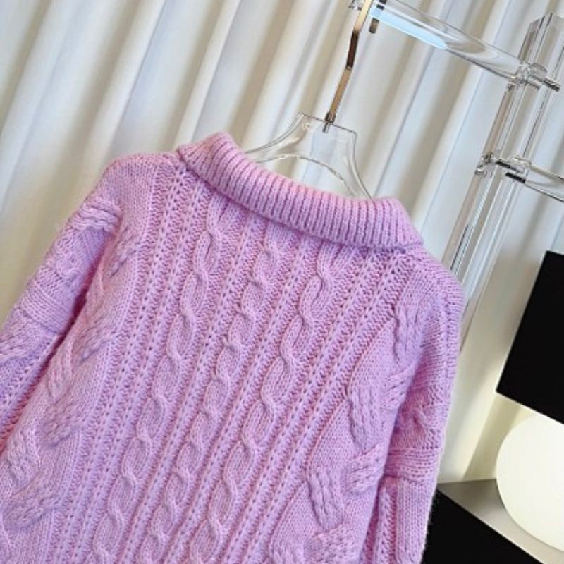 Celine Sweater in Aran Mohair and Wool