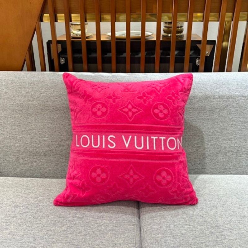 LVacation Beach Towel and Cushion Sets by Louis Vuitton.