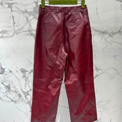 Gucci Leather Pant with Horsebit
