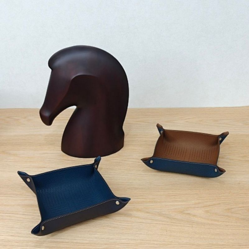 Hermès leather change trays