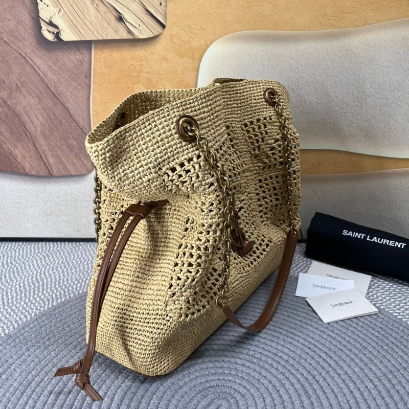 Saint Laurent Jamie Shopping bag in raffia