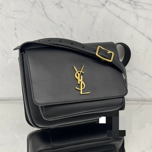 Saint Laurent Niki Satchel in black leather