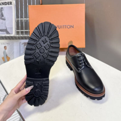 Louis Vuitton LV Remix Derby shoes.