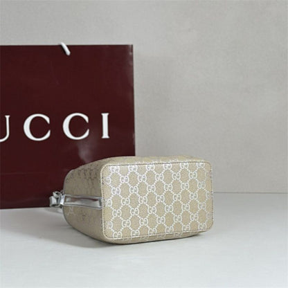 Gucci GG Emblem small Boston bag.