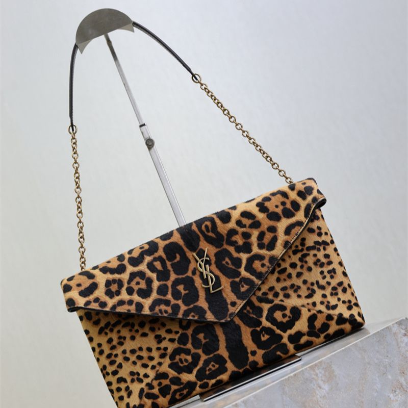 Saint Laurent Cassandre Envelope Chain Wallet