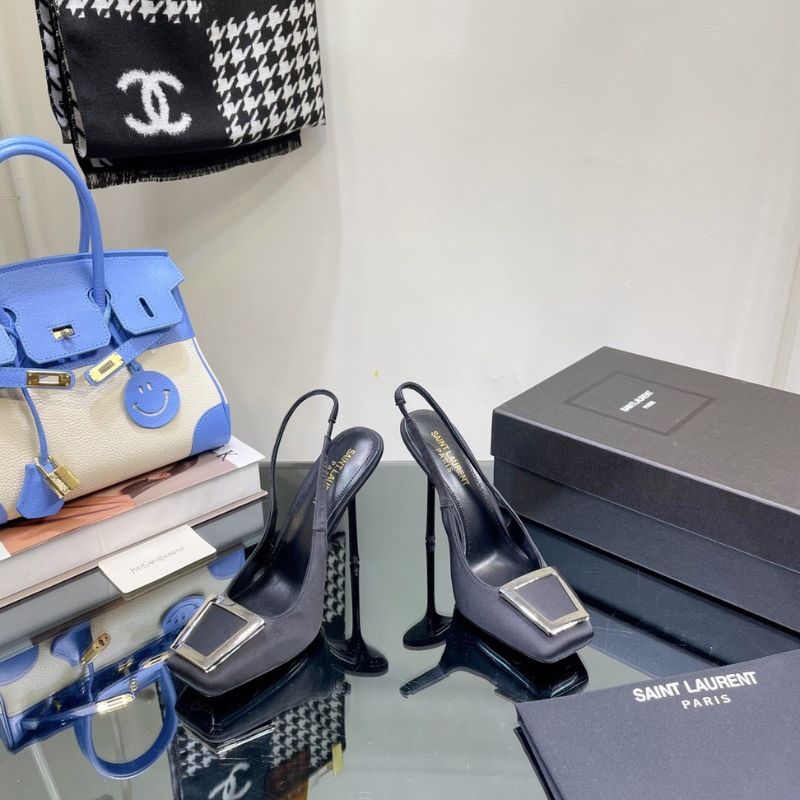 Saint Laurent Roger Vivier Trompette Slingback Pumps