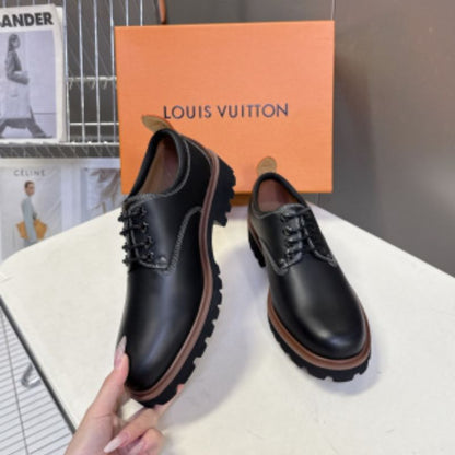 Louis Vuitton LV Remix Derby shoes.