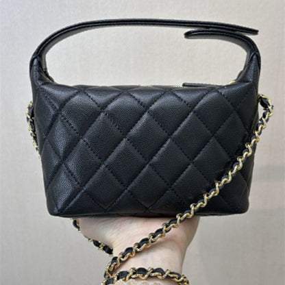 Chanel Classic Quilted Hobo Clutch on Chain.