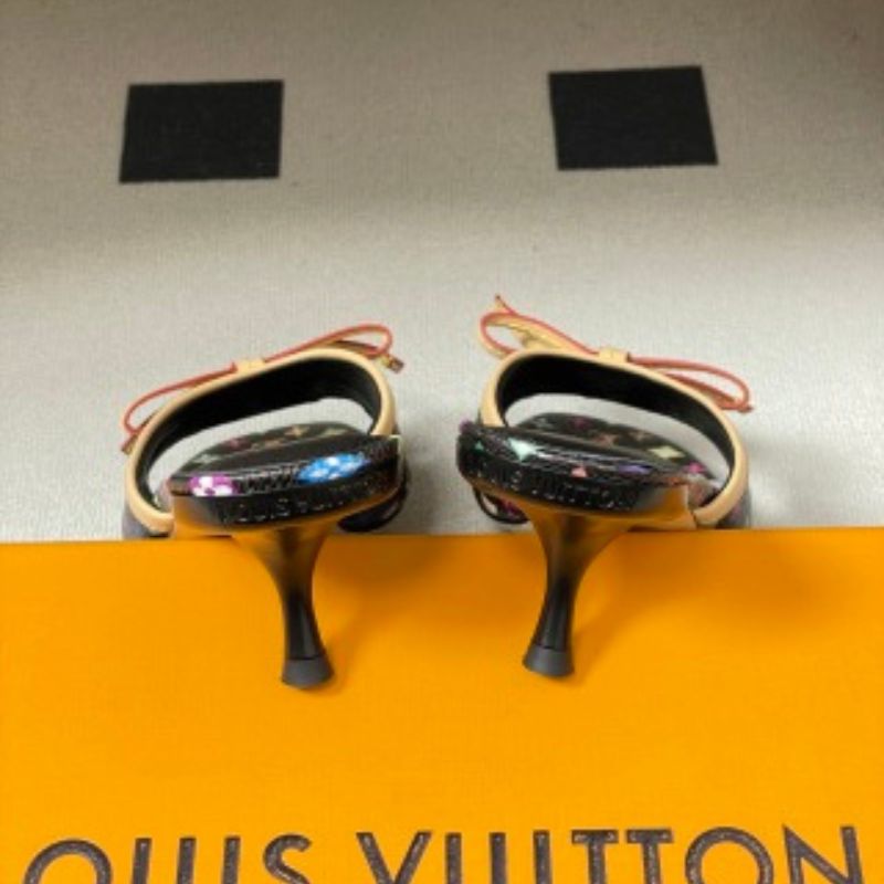 Louis Vuitton x Takashi Murakami 6AM Mules.